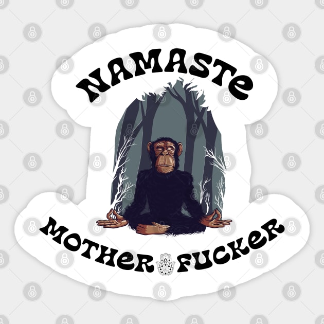 Namaste Sticker by tdK